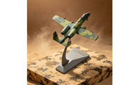 A 10A Model with Display Stand Decorative A ircraft Decor Cast Metal A viation Model for Office