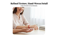 Handmade Concentric Knot Bracelet Good Luck Charm Red String Knot Bracelet