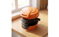 Burger Maker Electric Sandwich Maker Double-Layer Breakfast Cooker for Students, Individuals, Dorm Rooms, Small Kitchens