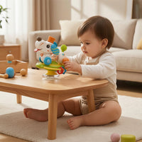 Suction Cup Toy Rotating High Chair Toy Developmental Compact for Babies, Tabletop, Travel
