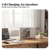 Portable Air Chiller Fan Mini Air Conditioner Fan Multi-Speed for Office, Bedroom