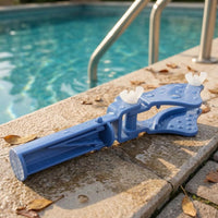 Extended Arm Blue Mounting Clamp Curved V-Pad Clamp