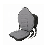 Metal Hooks Padded Kayak Seat Cushion Textured High Back Kayak Seat Segmented Panels Water Gear Contoured for Outdoor