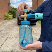 Car Cleaning Kit with Heavy Duty 4000PSI Water Pressure, High Pressure Washer Accessory with Foam Sprayer and Hose Connector, 10m Spray Distance