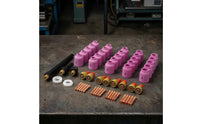 58 Pieces Tungsten Inert Gas Welding Kit Assorted Collet for Fusing Workshop