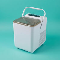 Carry Handle Portable Ice Machine Indicator Lights Countertop Ice Machine Transparent Lid Home Appliance Ventilation Grilles
