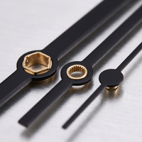 Aluminum Clock Pointers for Craft Projects, Modern Minimalist Aluminum Clock Hands, DIY Clock Hands Copper Head