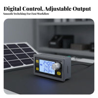 HD Color Screen DC-DC Buck-Increase Converter Stable Output Step up down Power Module High Conversion Performance Adjustable Power Supply Module Multiple Protections for Electronics Hobbyists, DIY Enthusiasts, Students, LED Driving, Circuit Testing