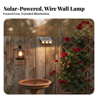 Solar Wall Light up down Solar Light Waterproof Dusk to Nightfall Wall Sconce for Homeowners, DIY Enthusiasts, Patio, Backyard, Porch