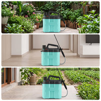 Portable Sprayer with Shoulder Strap Cordless Sprayer with Spraying Rod Adjustable for Gardeners, Homeowners, Yard, Greenhouse