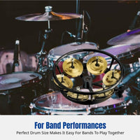 Drum Hi-Hat Cymbal Chime, Percussion Chime, Brass/Steel, Decorative Sound, Random Design