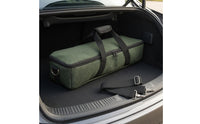 Tea Picking Machine Bag Zippered Tea Machine Bag Olive Drab Green for Storage, Transport