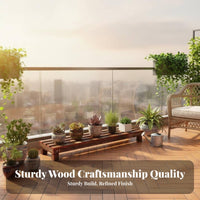 Floor-Standing Tiered Ladder Shelf no coststanding blossom Rack Multi-Tier Plant Stand Sturdy frame for Gardeners, Apartment Dwellers, Homeowners, Balcony, Living Room, Indoor, outsidedoor