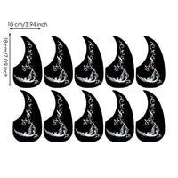 10 Pieces 41 Inch Acoustic Guitar Pickguard Thin Pick Guard Scratch Plate Lightweight for Guitarists