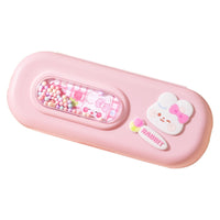 Pencil Case Hard-Shell Pencil Box Stationery Box with Compartments Cute Storage Organizer Cartoon for Students, School