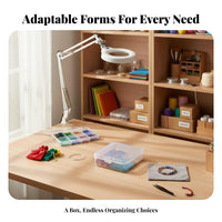 30 Pieces 30-Compartment Storage container Individual Compartments for Jewelry crafters