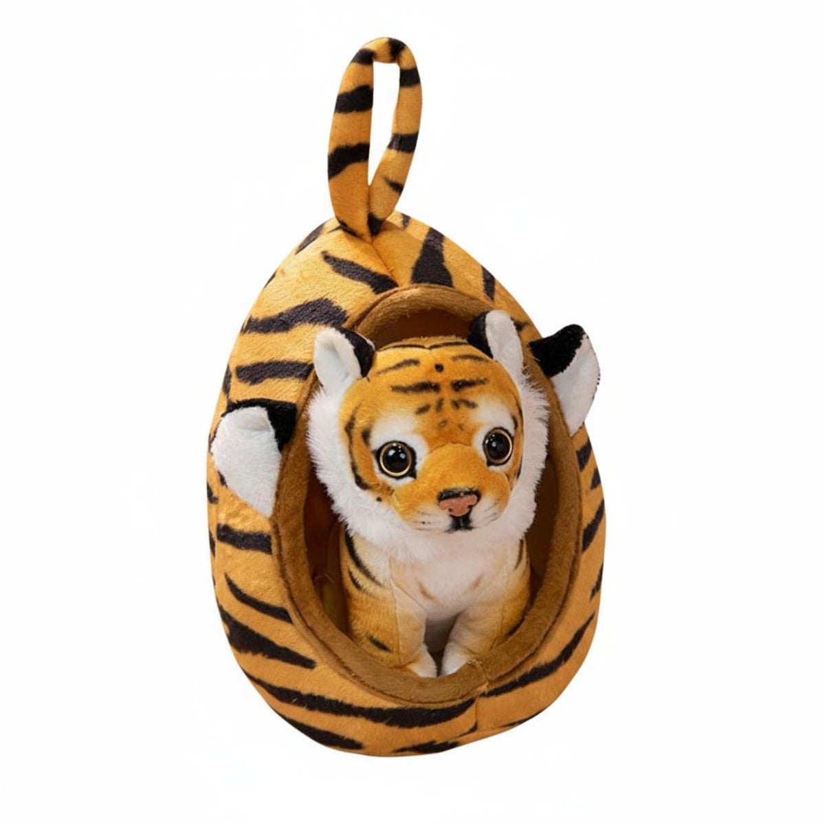 Soft and Cuddly Creature Plushie in Nest Great Gift Stuffed Creature with Bed for Children, Toddlers, Bedroom, Playroom