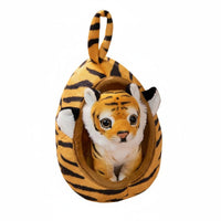 Soft and Cuddly Creature Plushie in Nest Great Gift Stuffed Creature with Bed for Children, Toddlers, Bedroom, Playroom