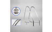 2 Pieces Surface-Mount Swimming Pool Handrail Polished Pool Handrail Heavy-Duty Easy to Install for Spa