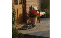 Hollow Dragonfly Door Mat Outdoor Use Dragonfly Door Mat Easy to Polished Metal Doormat for Garden
