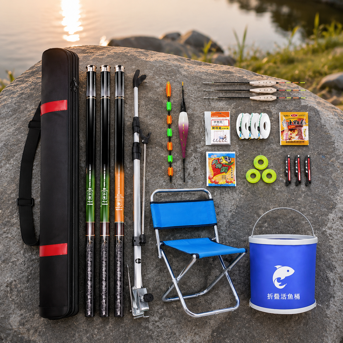 fishing rod kit