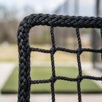 Fine Mesh Polyethylene Golf Net Indoor Outdoor Use Golf Practice Net Black Sports Training Gear Lightweight