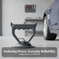 Handle with Horn shapeShaped Handle Car Dint Repair Suction Cup Metal Connector Suction Cup Dint Lifter Smooth Finish Hand Pull for Lifting Tasks