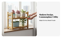Tiered Plant Stand Indoor & outsidedoor Use Display display-space Saving for Gardeners