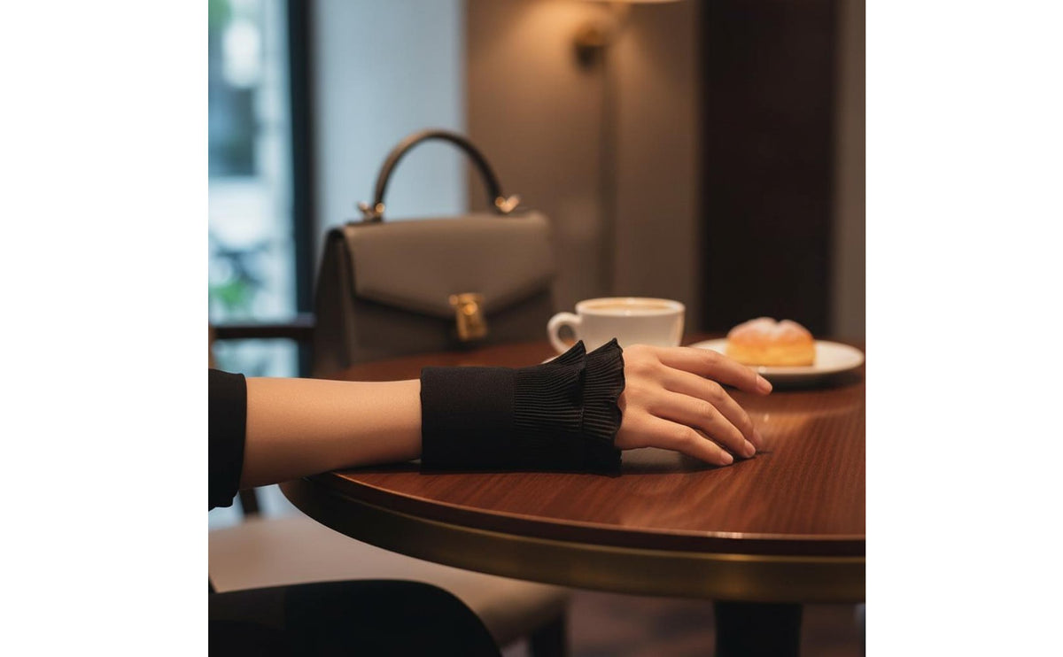 Detachable Shirt Cuffs Elegant Design Detachable Sleeve Cuffs Versatile for Women, Girls, Formal Events, Office, Cosplay