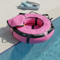 Pink PVC floats Lightweight and Portable Inflatable Dive floats Multiple D-Rings Water Sports Gear for Freedivers, Sea