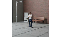 DIY Scene Building 1:64 Mini Man Model Miniature Scene Display 1:64 Scale Figure Die-Cast Alloy Doll Model Fine Workmanship