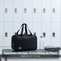 Travel Wash Bag Multifunctional Damp and Dry Separation Bag Large Capacity Waterproof Travel Organizer for Women, Journeyers, Swimming, Gym, Beach