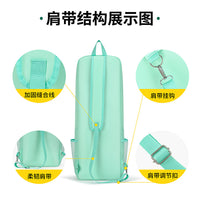 Yoga Gym Bag with Shoulder and Hand Straps for Indoor Sports