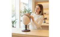 Mannequin Head with Stand Child-Sized Mannequin Head Stand clothCovered for Retailers