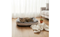 All Seasons Rectangular Supportive Edge Pet Bed Restful Sleep Soft Pet Lounger for Cats