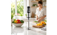 3-in-1 Hand Blender Chopper Set Attachments Included Electric Hand Blender Detachable Design Small Kitchen Appliance Easy to Clean for Parents