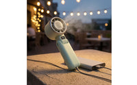 Portable Handheld Fan Adjustable Joint Ice Cooling Fan Slim Compact