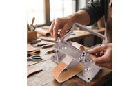Manual Skiving Machine with Replacement Skiving Edges Easy to Operate Manual Leather Skiver Leather Skiver for Hobbyists