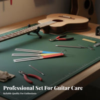 3 Pieces Extended Handle Guitar Fretboard Guard Set Rust-Proof Fingerboard Protector Shims Portable for Luthiers, Guitarists, Music Workshop