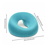 Massage Table Face Pillow Ergonomic Design Memory Foam Face Cradle Anti-Slip Base Stomach Sleeping Cushion for Estheticians, Post-Surgery Patients