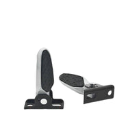 Textured Foot Pegs with Mounting Hardware Electric Electric Bicycle Footrest Non-Slip Folding Footrest Compact for Commuters, Cyclists, Commuting
