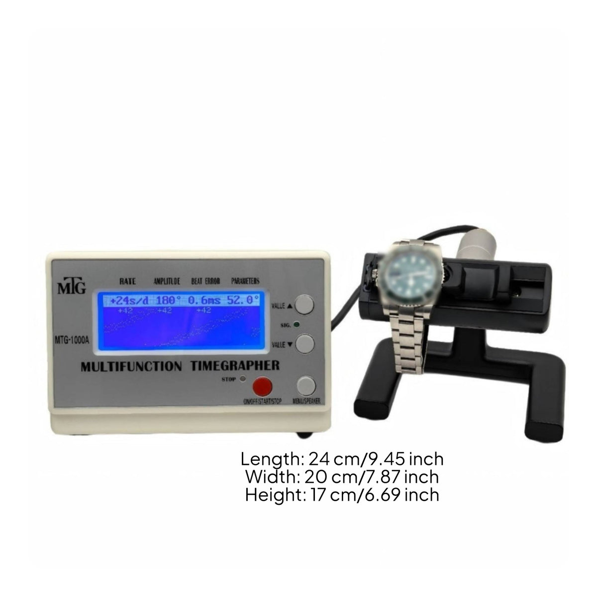 Watch Timegrapher Multifunctional Mechanical Watch Tester Multifunction Timegrapher Professional Desktop for Watchmakers