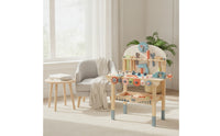 Wooden Tool Bench Colorful Children's Tool Bench Educational Pretend Play Workbench for Classroom