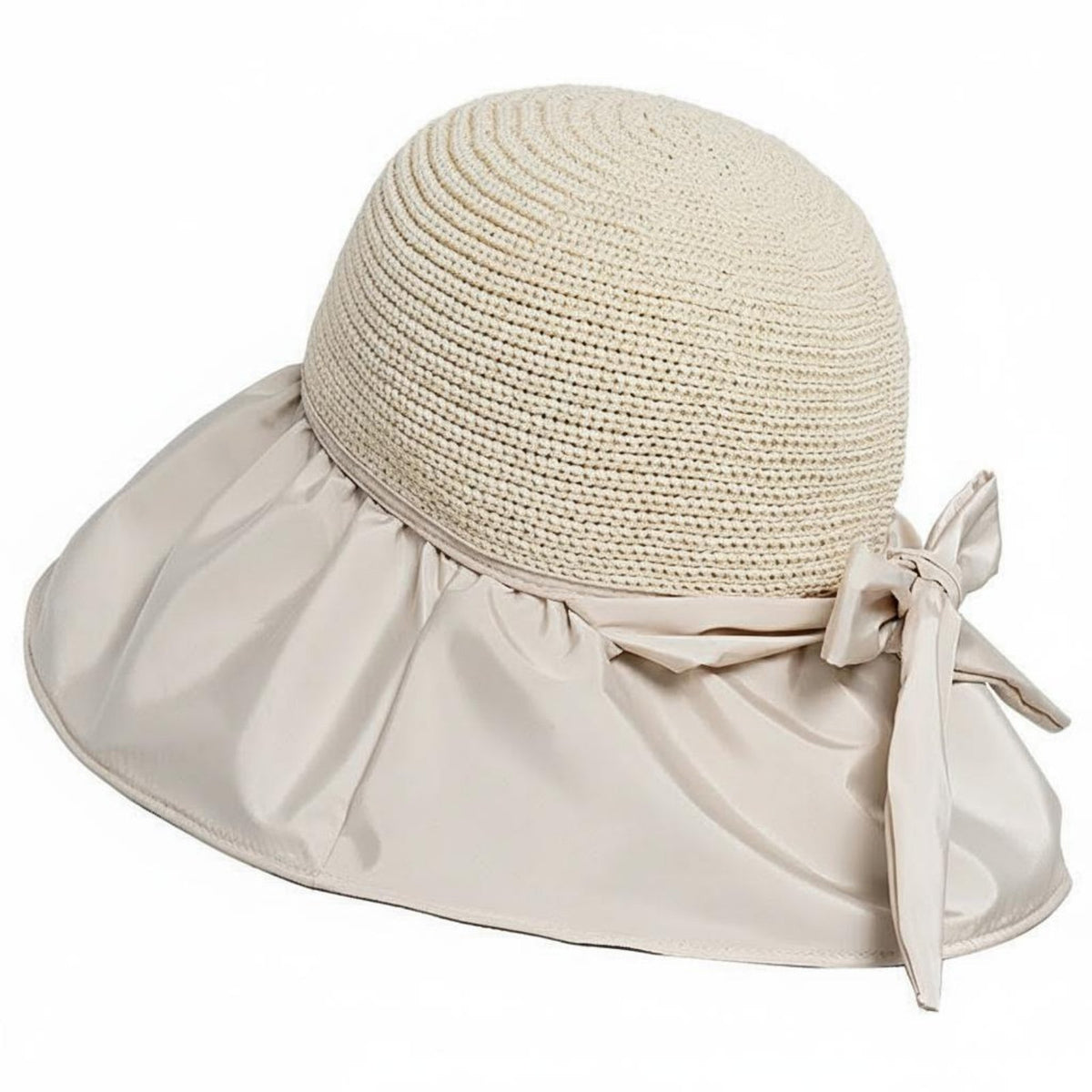 Anti-Collision Shell Women's Safety Sun Hat Neck Flap Wide Brim Fisherman Hat UPF 50 Protection Bump Cap Breathable for Cyclists, Outdoor Activities, Travel