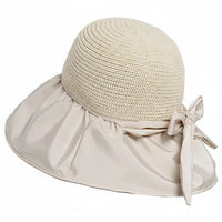 Anti-Collision Shell Women's Safety Sun Hat Neck Flap Wide Brim Fisherman Hat UPF 50 Protection Bump Cap Breathable for Cyclists, Outdoor Activities, Travel