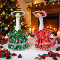 23-Inch Festive Porch Goose Cover for Christmas, Halloween, and Thanksgiving