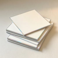 5 Pieces Watercolor Paper with Shimmery Edge Cotton Watercolor Board Textured Heavyweight for Artists, Painting, Sketching