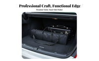 Padded 7-Compartment Flute Bag Water 76cm Instrument Bag Bamboo Flute Case Two Carry Choices Chinese Dizi Carrying Case