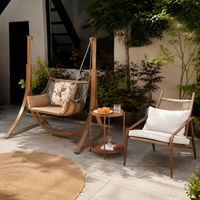 Kid's Hanging Chair, Egg Chair, With Cushion, Freestanding, Outdoor