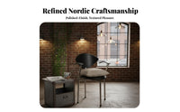 Nordic and design curved-around supportrest Chair Modern Design Seating Furniture Minimalist appearance supportrestchair mid-centuryera Inspired for Office Workers, Residents, Dining Room, Restaurant, perusing reading corner, Lounge Area